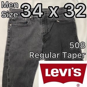 Men’s LEVI’S jeans size 34 - 508 Regular Taper